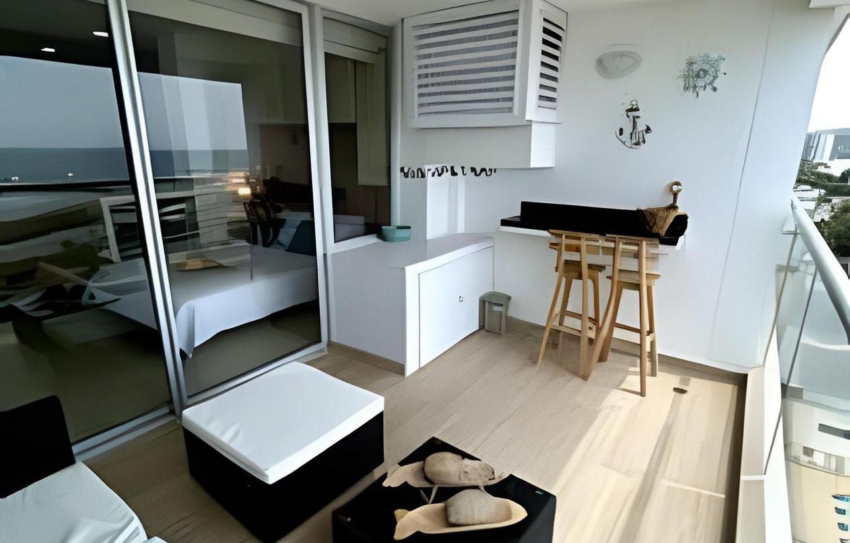Con Vista Al Mar En 1106cb Apartamento